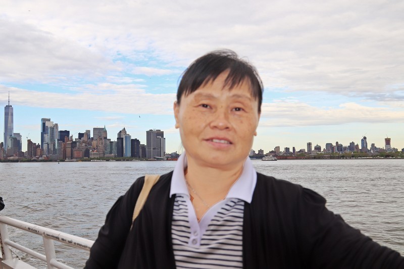 乘船游览美国纽约曼哈顿港(一）