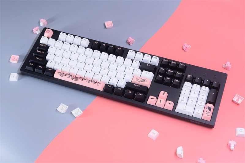 全配列全键热插拔的达尔优A104还有全新配色