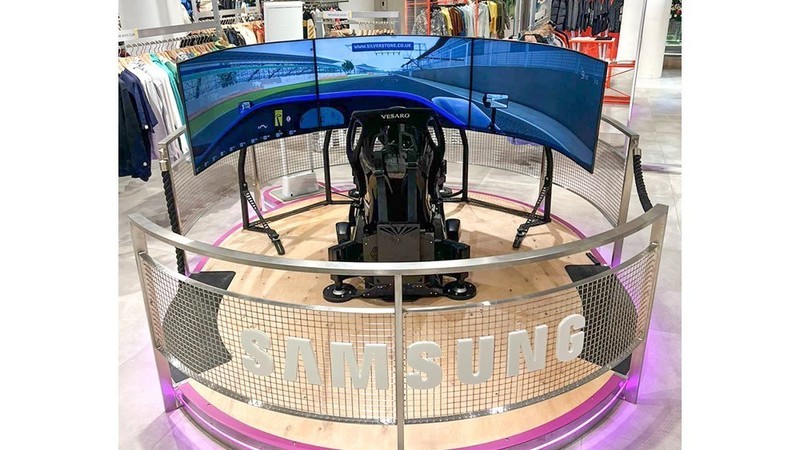 3 台 55 英寸显示器环绕是什么体验？星空体育平台在伦敦设立 Odyssey Ark 4K 游戏展台