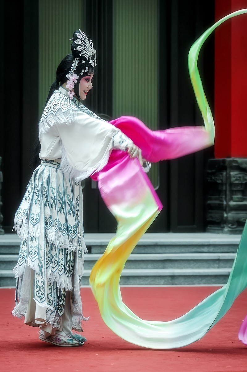 舞台摄影：《川剧舞蹈·长绸舞》