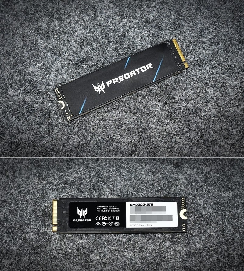 祖国智造真PCIe5.0固态 宏碁掠夺者GM9000神舆 实测分享