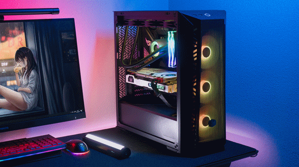 换机箱如换刀，酷冷至尊MB520 MESH神光RGB秀，老机器又支楞起来了