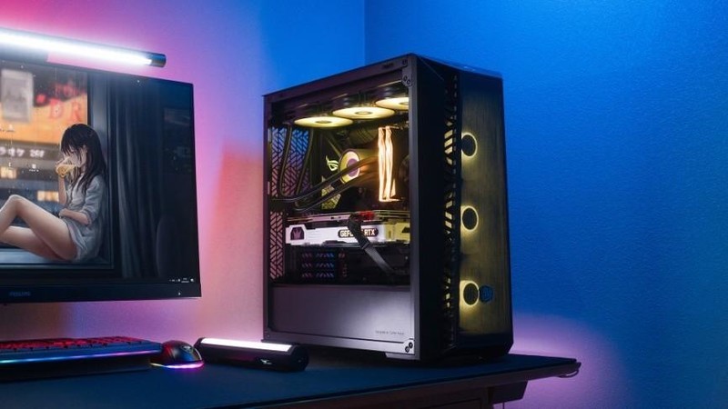 换机箱如换刀，酷冷至尊MB520 MESH神光RGB秀，老机器又支楞起来了