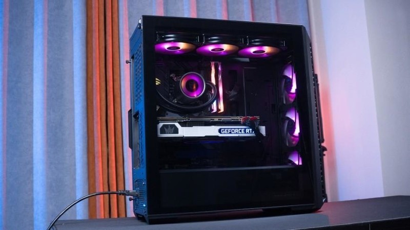 换机箱如换刀，酷冷至尊MB520 MESH神光RGB秀，老机器又支楞起来了