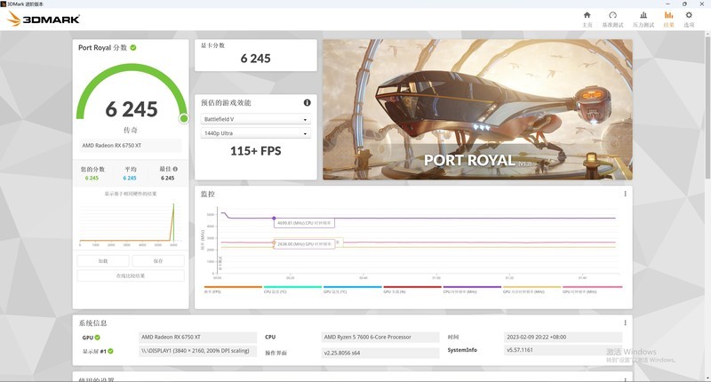 AMD R5 7600 + B650m 重炮手 + 6750XT + 雷克沙 D5 实战 10 款热门游戏