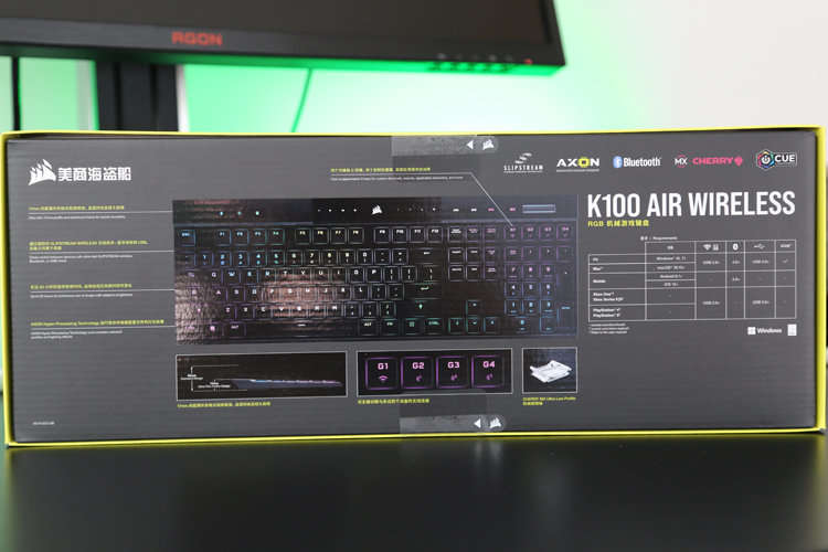 超薄旗键~海盗船K100 AIR无线机械键盘评测