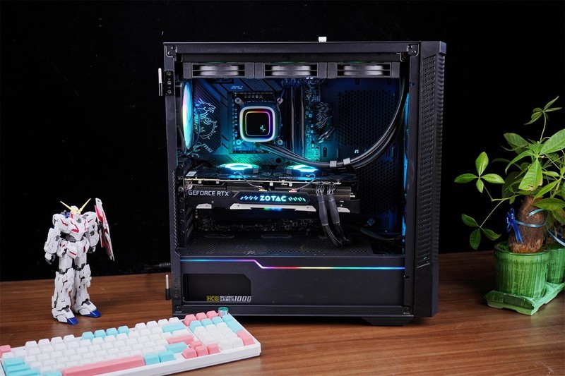 送给女孩子的定制键盘，采用Gasket结构，黑爵AK966陪你过七夕