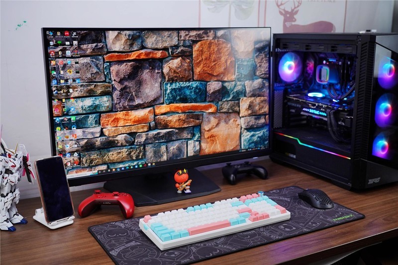 送给女孩子的定制键盘，采用Gasket结构，黑爵AK966陪你过七夕