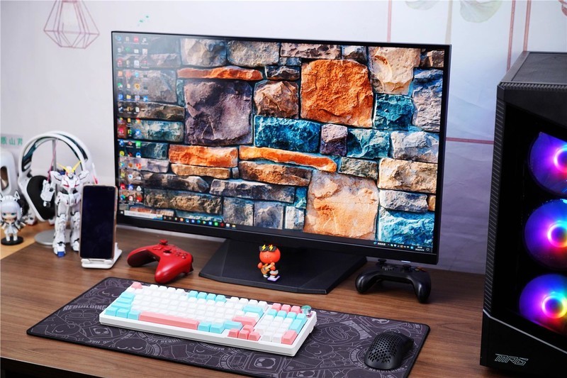 送给女孩子的定制键盘，采用Gasket结构，黑爵AK966陪你过七夕