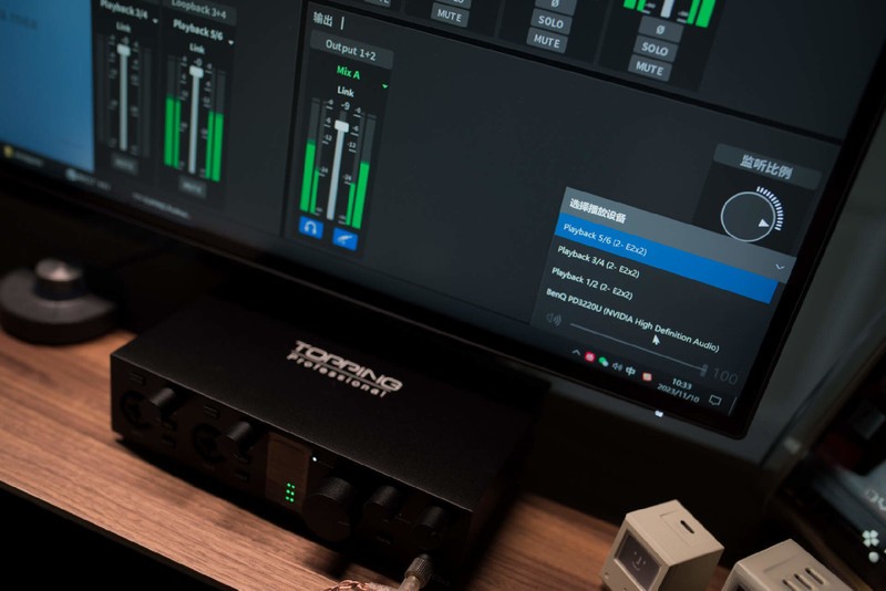 买声卡送话放，真硬核科学机来了——TOPPING拓品E2x2