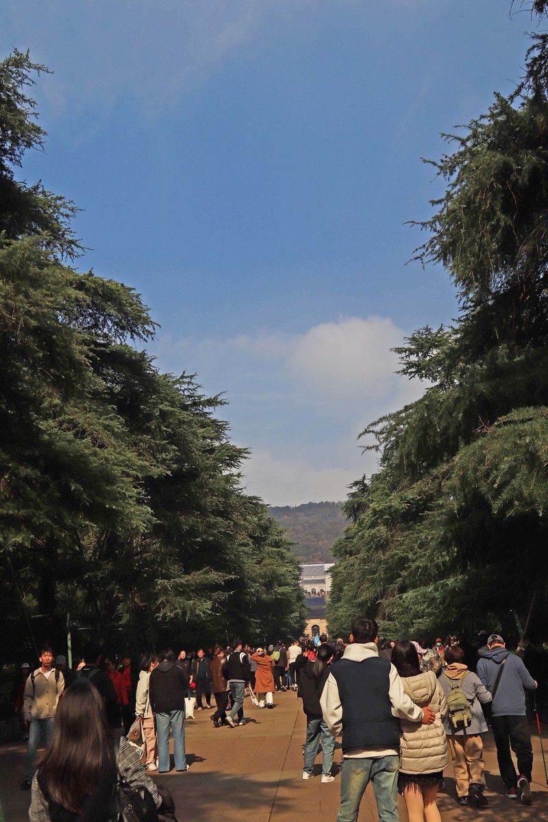 游览南京中山陵风景区
