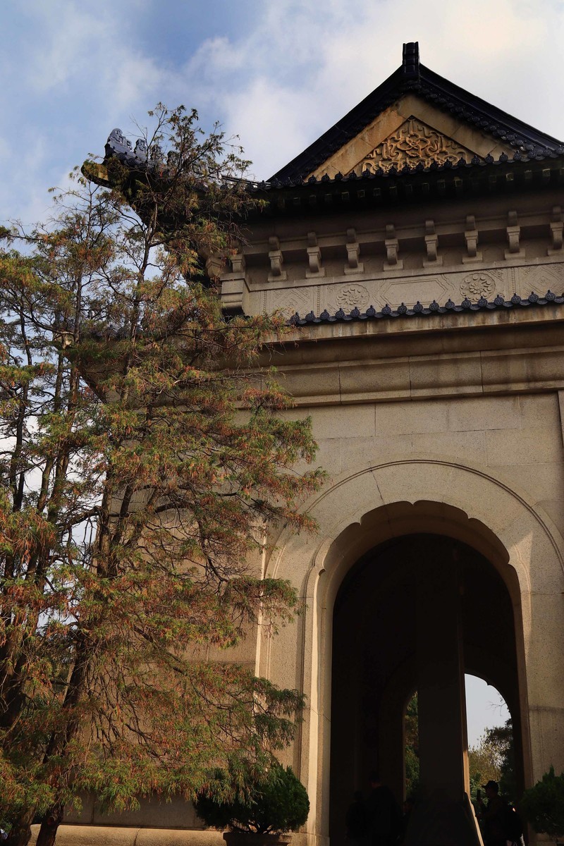 游览南京中山陵风景区