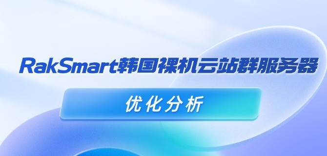 RakSmart韩国裸机云站群服务器优化分析