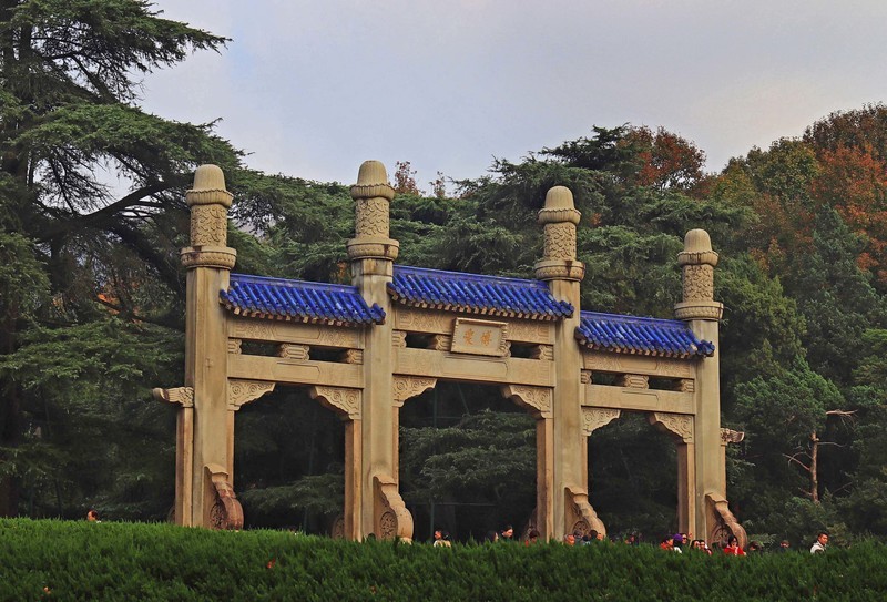 游览南京中山陵风景区