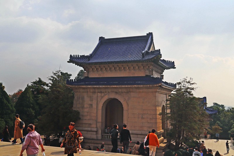 游览南京中山陵风景区