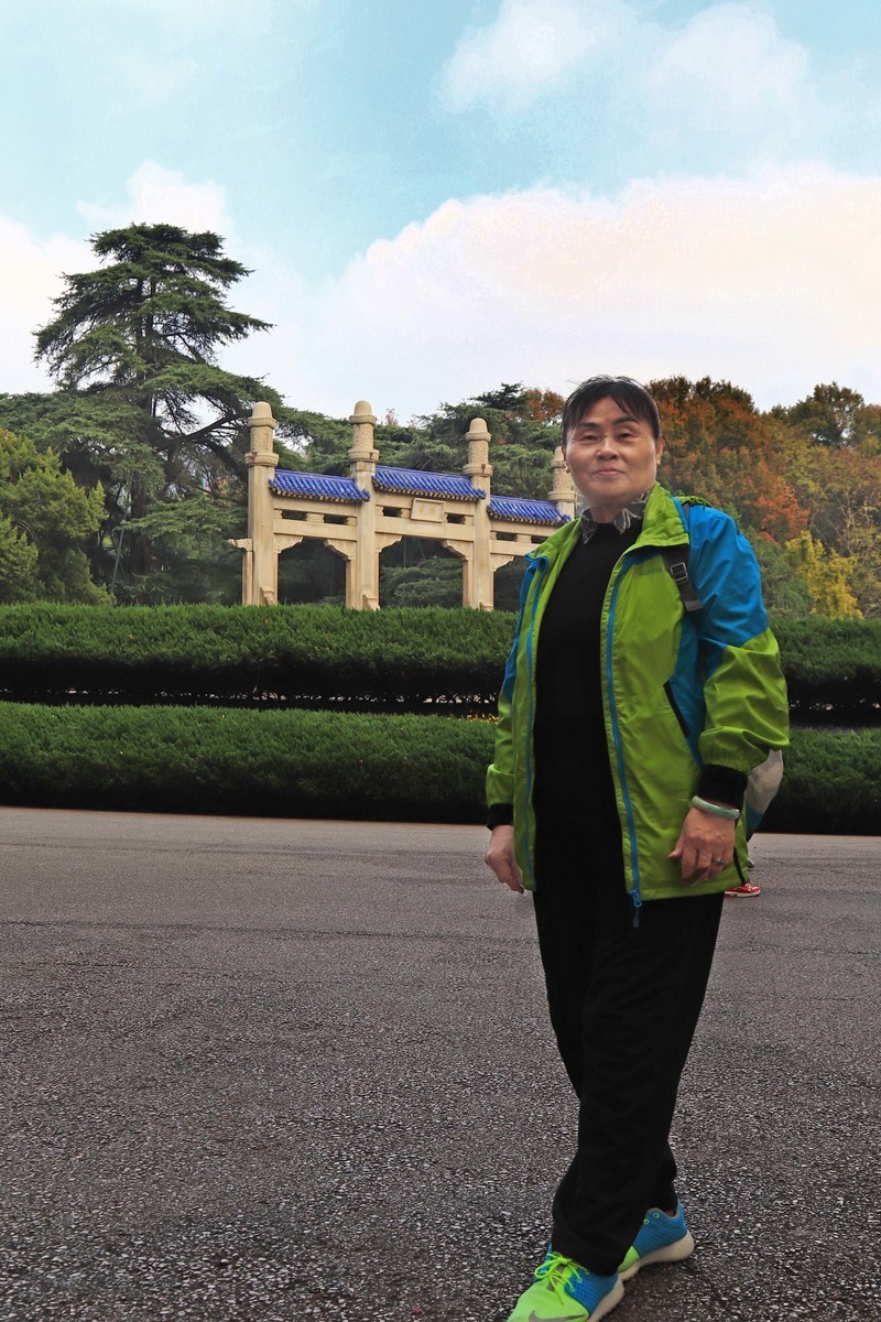 游览南京中山陵风景区