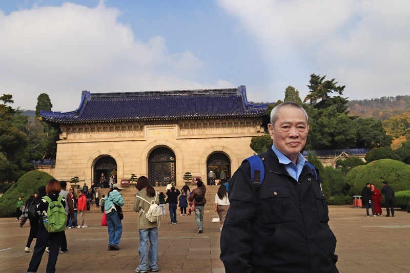 游览南京中山陵风景区