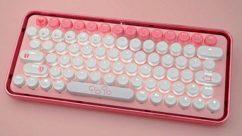 老婆过生日送了雷柏ralemo Pre 5键盘，办公室女同事都问是啥型号