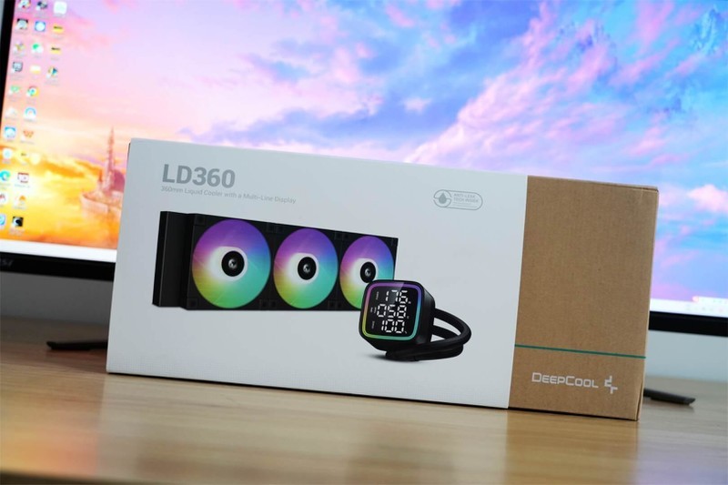 冰点来袭！九州风神冰堡垒360数显版，300W散热功耗震撼上线