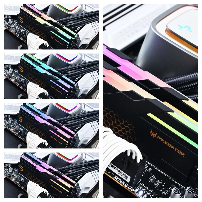 宏碁掠夺者Hermes冰刃DDR5 6400 32G内存开箱试玩：稳超7400MHz过测