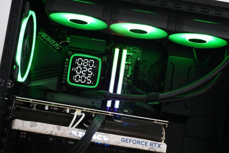 冰点来袭！九州风神冰堡垒360数显版，300W散热功耗震撼上线