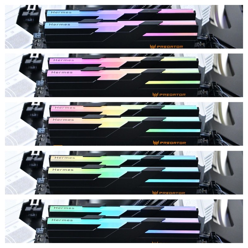 宏碁掠夺者Hermes冰刃DDR5 6400 32G内存开箱试玩：稳超7400MHz过测