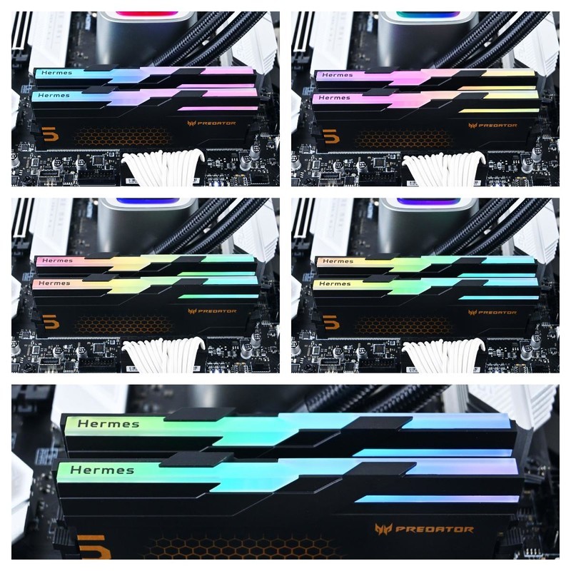 宏碁掠夺者Hermes冰刃DDR5 6400 32G内存开箱试玩：稳超7400MHz过测