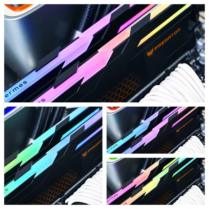 宏碁掠夺者Hermes冰刃DDR5 6400 32G内存开箱试玩：稳超7400MHz过测