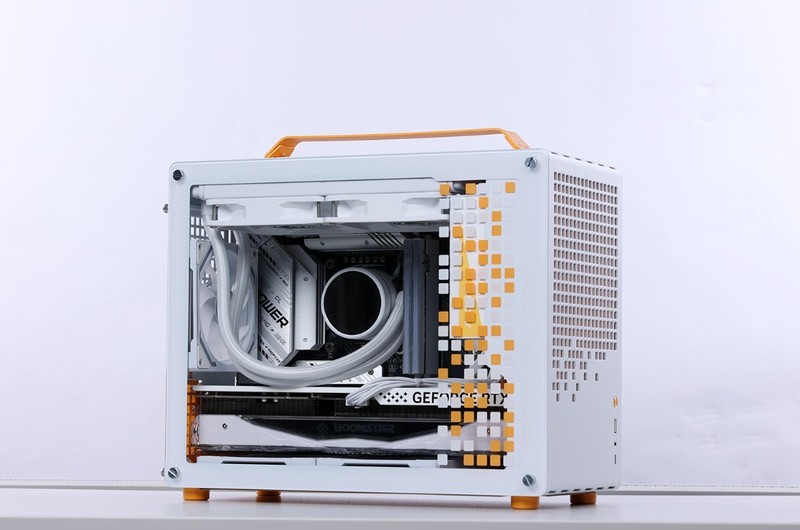 橙白小清新，不用花钱改色！乔思伯Z20搭配14600K+4070Ti Super装机