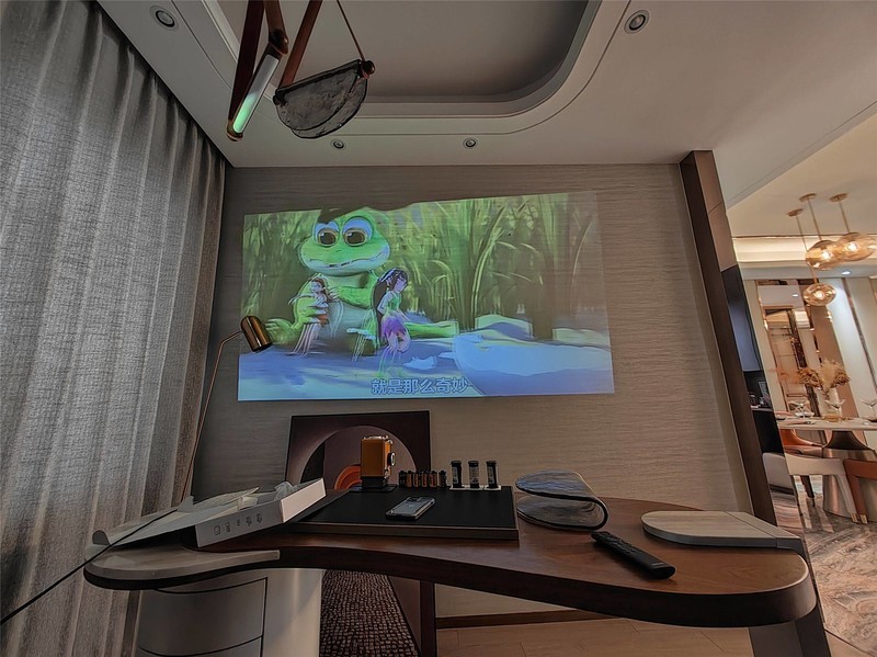 小区电影活动首次使用酷开智能投影X5，效果惊艳！