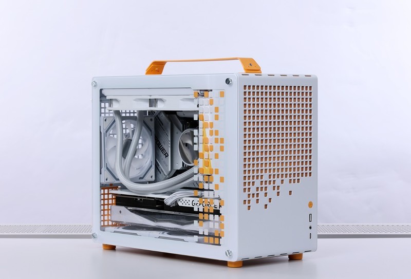 橙白小清新，不用花钱改色！乔思伯Z20搭配14600K+4070Ti Super装机