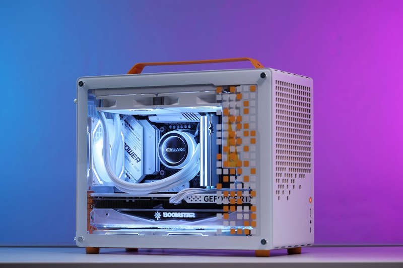 橙白小清新，不用花钱改色！乔思伯Z20搭配14600K+4070Ti Super装机