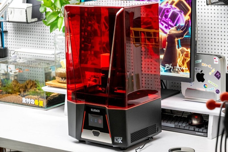 为了一套老头环雕塑连肝48小时，ELEGOO Saturn 3 光固化 3D 打印机评测
