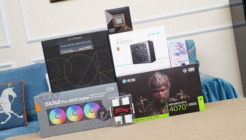 天命人来袭，实测验证9700X、14700K谁更适合游戏&amp;黑神话悟空海景房主机分享