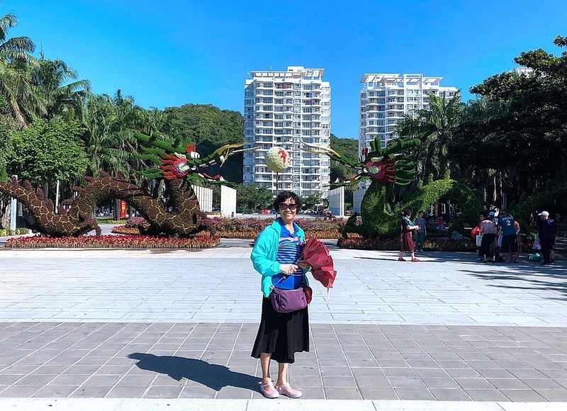 2125【不老松：纪实摄影】《山河锦绣》南国风情：海南島三亚：大东海：凤凰岭！