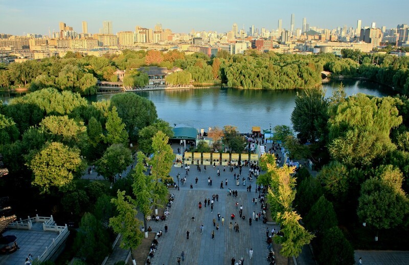 九月九登高——超然楼俯拍