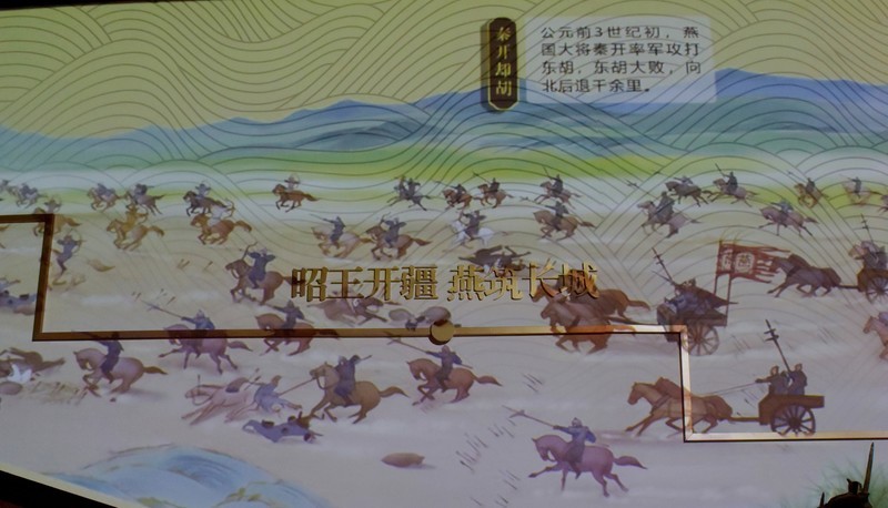 辽阳 · 平胡楼展馆内的灯光壁画