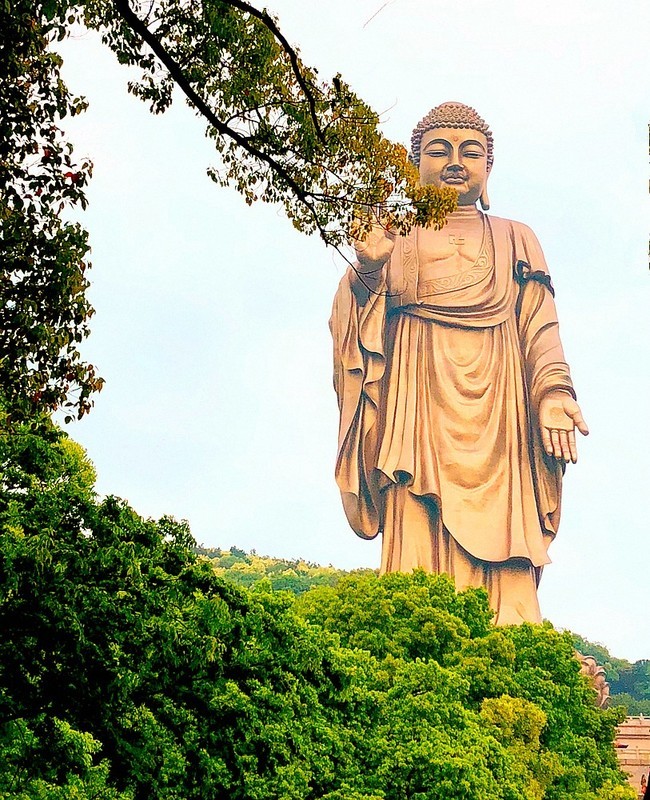 1761【不老松：纪实摄影】〖山河锦绣、詩画江南〗中国五方大佛之中的东方佛（无锡灵山