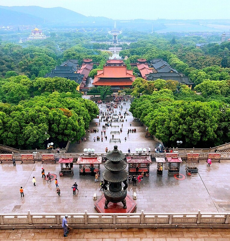 1760【不老松：纪实摄影】〖山河锦绣、詩画江南〗中国五方大佛之中的东方佛（无锡灵山