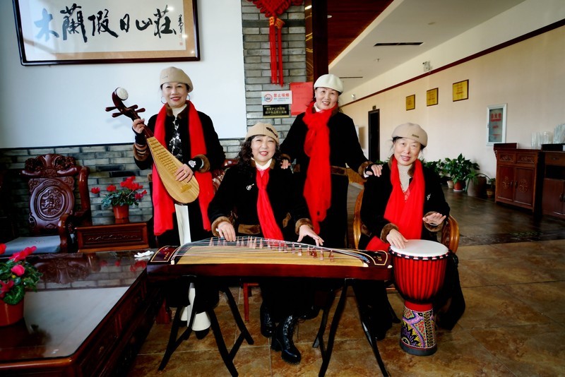 环境人像----黄陂木兰山庄！