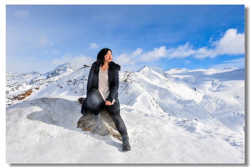 雪山留影--瑞士“马特宏”峰