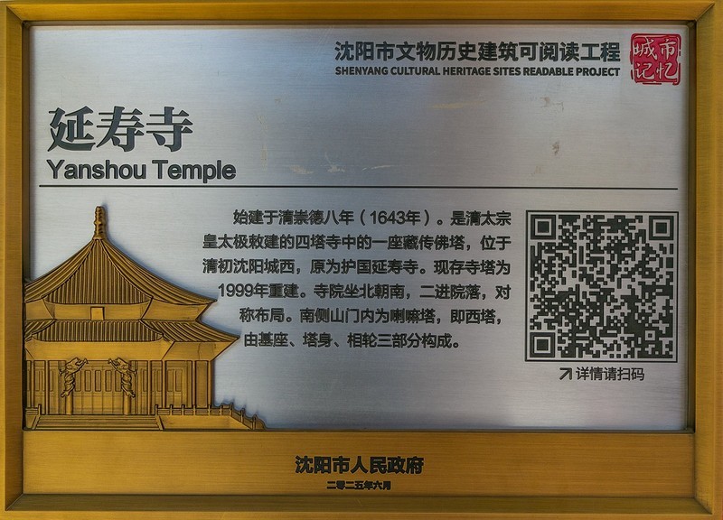 沈阳四塔——西塔延寿寺视角