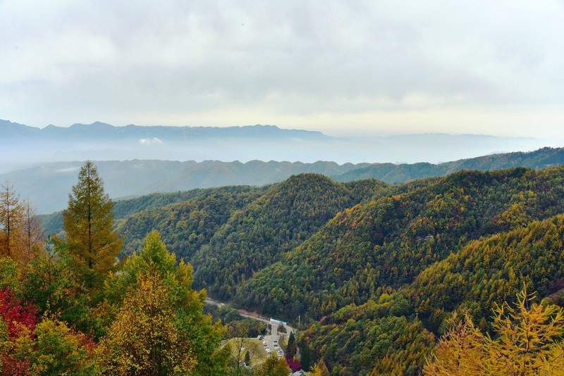旺苍盐井河之秋