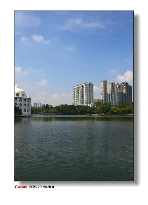 流花湖的“白宫”。