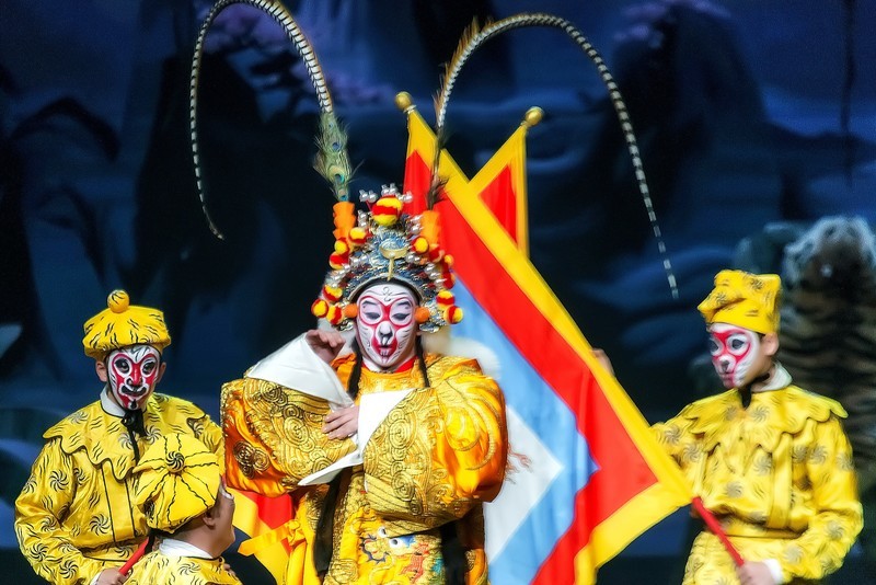 舞台摄影：川剧武戏《 闹龙宫 》(花果山)(2)