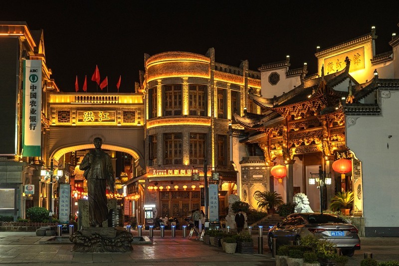 洪江古商城：【15】夜游古商城