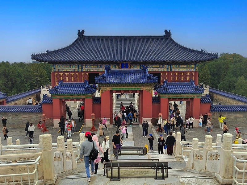 北京天坛古迹剪影