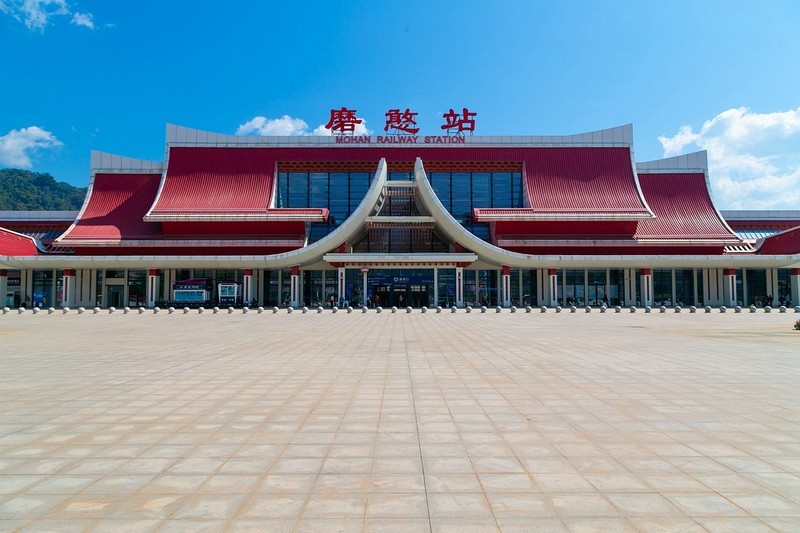 西双版纳勐腊县——磨憨站视角
