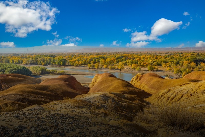 新疆五彩滩风景 3