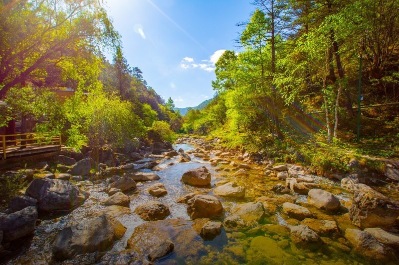 玉龙雪山蓝月湖风景 7